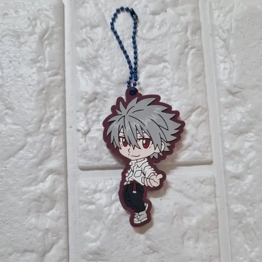 [BUNJANG] Evangelion 3.0+1.0 Kaworu Keyring / 에반게리온 3.0+1.0 카오루 키링