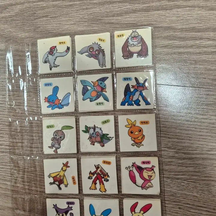 [BUNJANG] Vintage Pokémon Stickers (1999) - Gen 1-3 / 99년 1,2,3세대 포켓몬 띠부씰 구버전 ㅣ 초레어 희귀