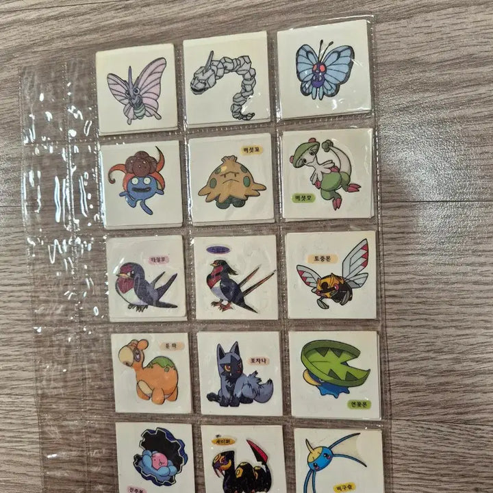 [BUNJANG] Vintage Pokémon Stickers (1999) - Gen 1-3 / 99년 1,2,3세대 포켓몬 띠부씰 구버전 ㅣ 초레어 희귀