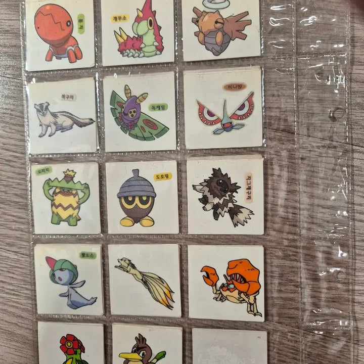 [BUNJANG] Vintage Pokémon Stickers (1999) - Gen 1-3 / 99년 1,2,3세대 포켓몬 띠부씰 구버전 ㅣ 초레어 희귀