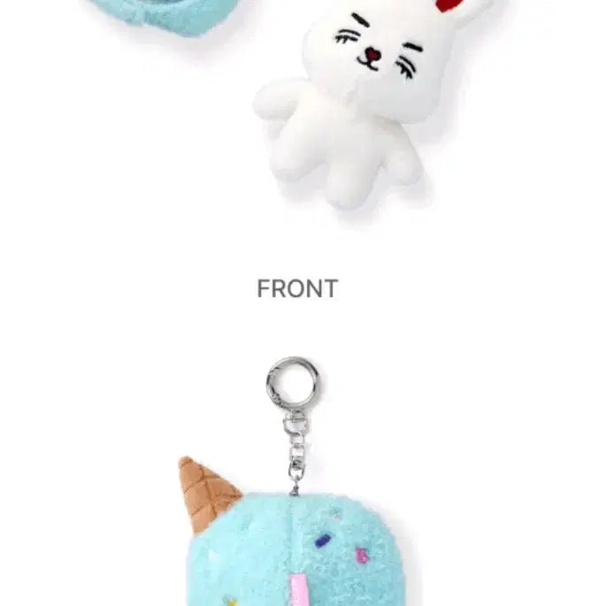 [BUNJANG] SEVENTEEN Miniteen Ice Cream Plush Keychain Cherry / 세븐틴 미니틴 아이스크림 플러시 키링 쵯체리 팔아요 온2치
