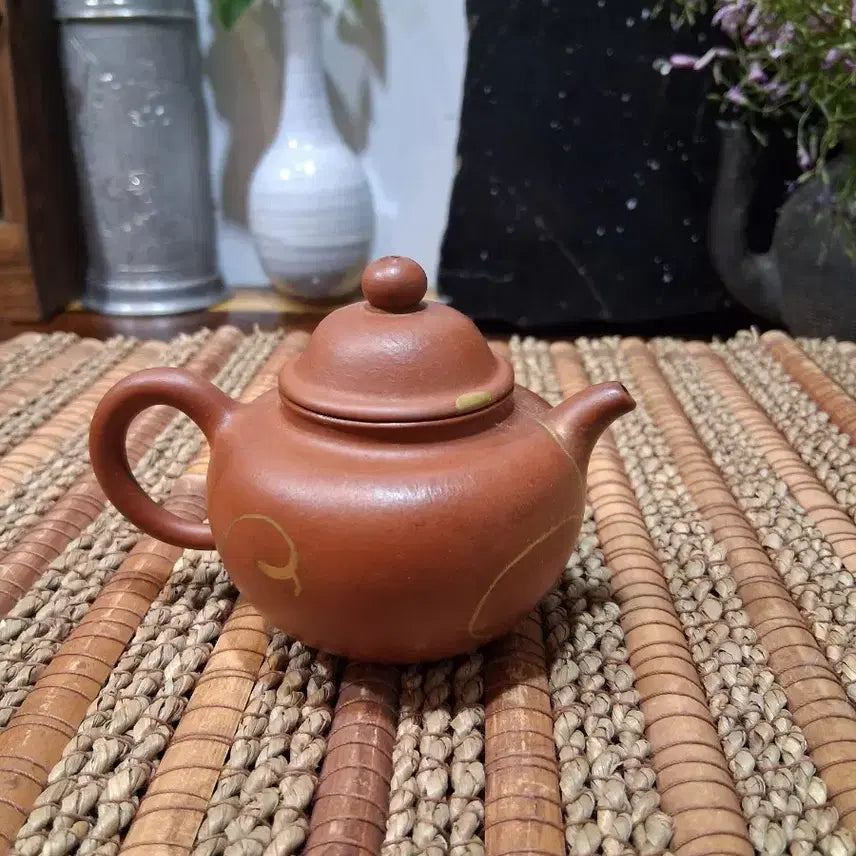 [BUNJANG] Antique 150cc Kintsugi Kintsugi Tea Pot / 철구호 자사 150cc(킨츠키.금수리있음)