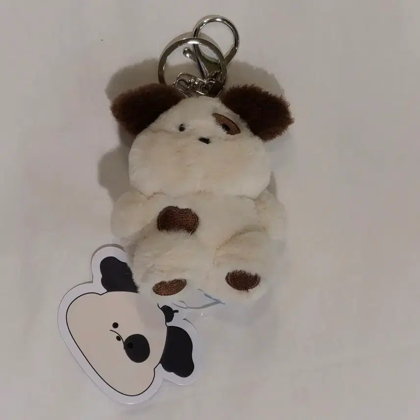 [BUNJANG] Fluffy Friends Sitting Keychain - Spot Edition / 플러피 친구들 시팅 키링 얼룩