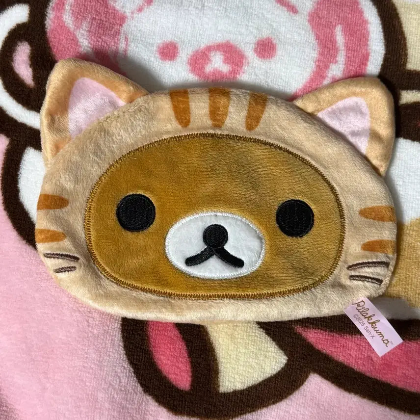 [BUNJANG] Rilakkuma Fuwa Fuwa Neko Pouch Gacha Keyring / 리락쿠마 후와후와 네코 파우치 가챠 키링 고양이 리락쿠마