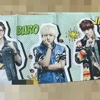 [BUNJANG] B1A4 1st Concert Slogan / B1A4 1st Baba 콘서트 슬로건 비원에이포
