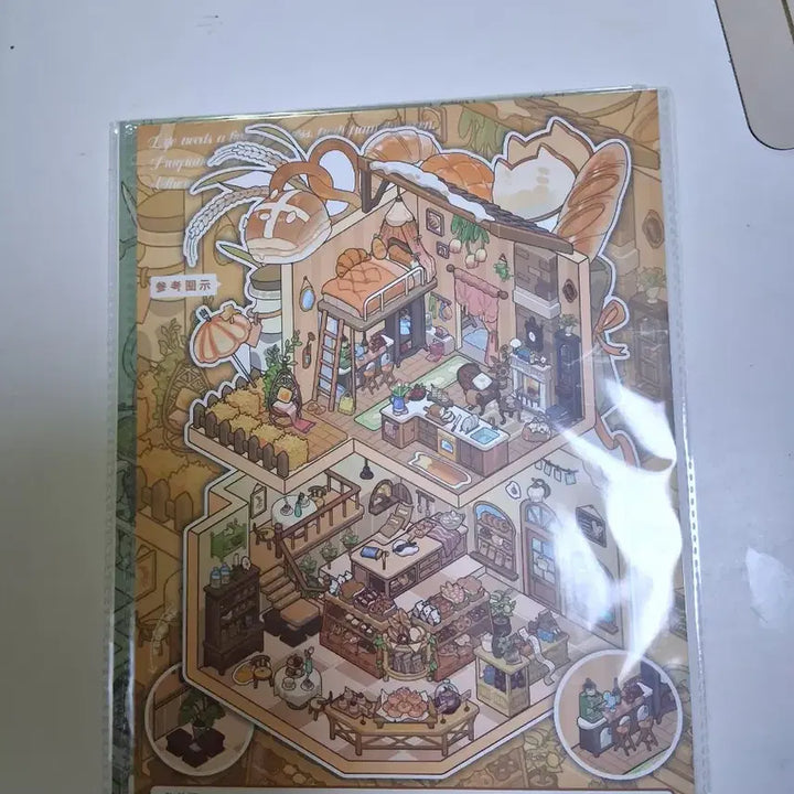 [BUNJANG] 3D Home Decor Sticker Set (6 Pieces) / 새상품 3D 집꾸미기 스티커 6세트 일괄