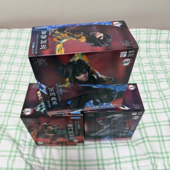 [BUNJANG] Demon Slayer XROSSLINK Figure (Tanjiro/Giyu/Akaza) - Sealed / 귀멸의 칼날 3종 XROSSLINK 피규어 (미개봉)
