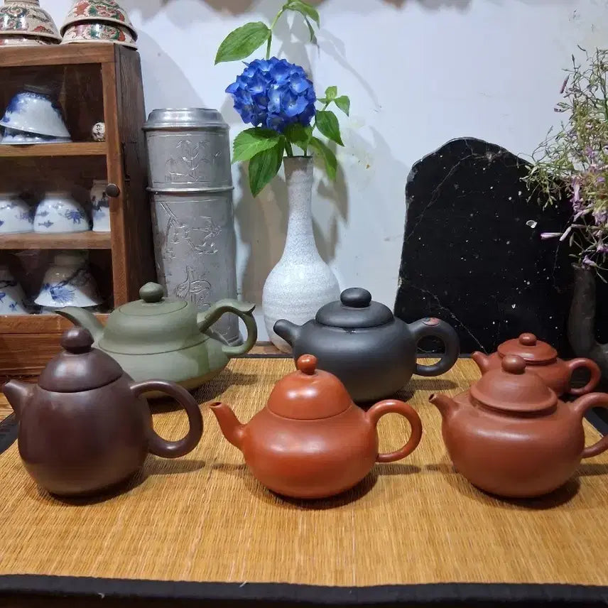 [BUNJANG] Vintage Zisha Teapots (60cc-330cc) / 자사호 6점 (330cc~60cc)