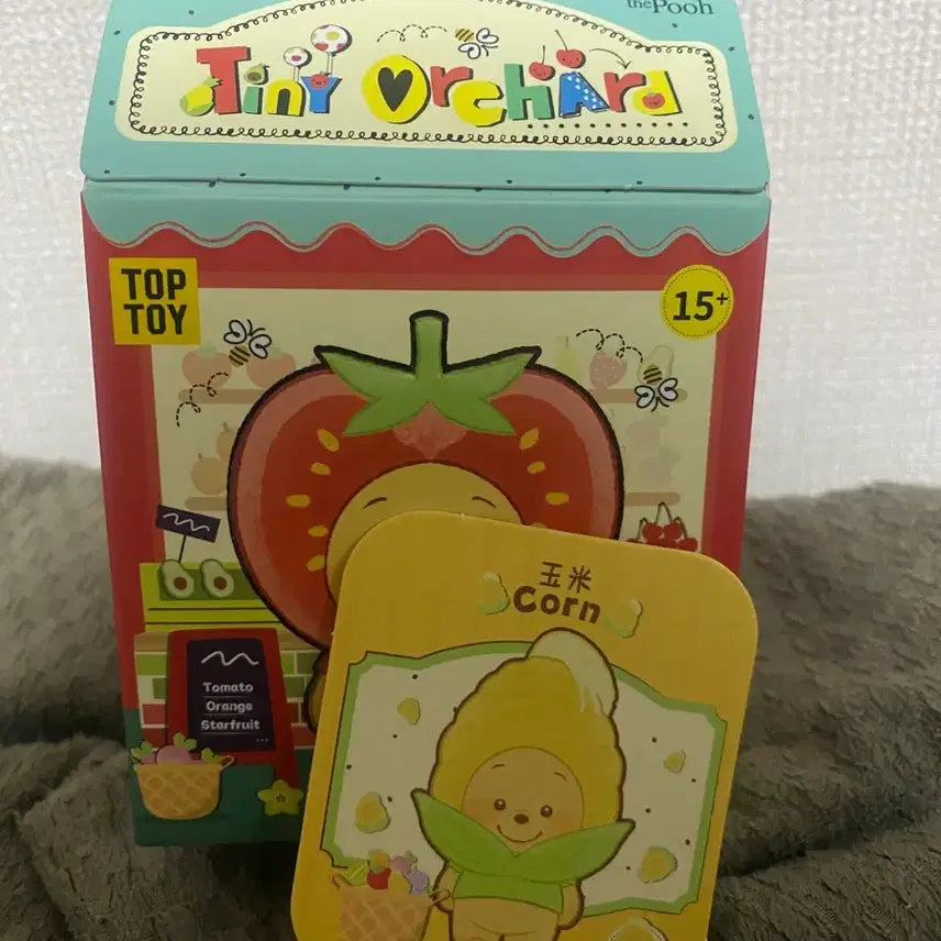 [BUNJANG] Toptoy Disney Winnie the Pooh Corn Fruit Keychain / 무료배송 탑토이 디즈니 곰돌이 푸 과일 옥수수 키링