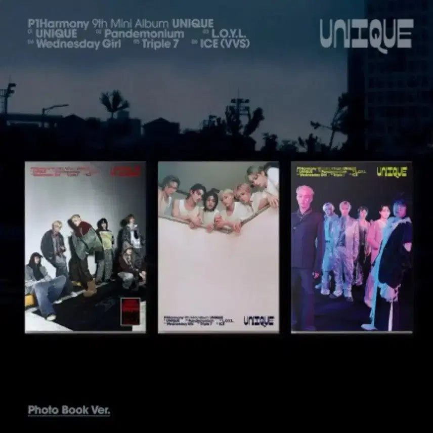 [BUNJANG] P1Harmony Mini 9th Album UNIQUE Sealed Bundle Set / 피원하모니 P1Harmony 미니9집 UNIQUE 미개봉 앨범 세트