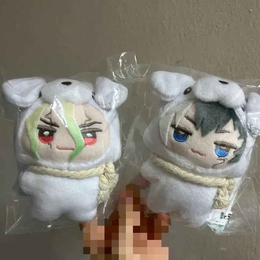 [BUNJANG] Dr. Stone Senku &amp; Gen Mimiigurumi Bundle Set / 닥터스톤 미미구루미 센쿠, 겐 일괄판매