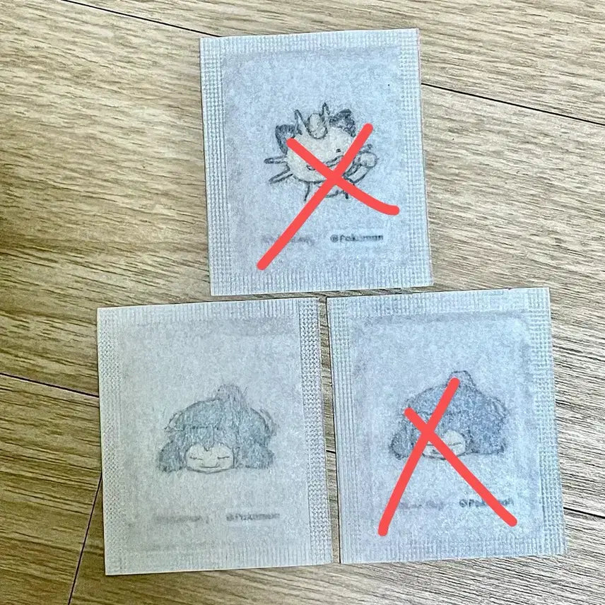 [BUNJANG] Colorgram Pokemon Ddibusil Snorlax Sticker / 컬러그램 포켓몬 띠부씰 띠부실 씰스티커 잠만보