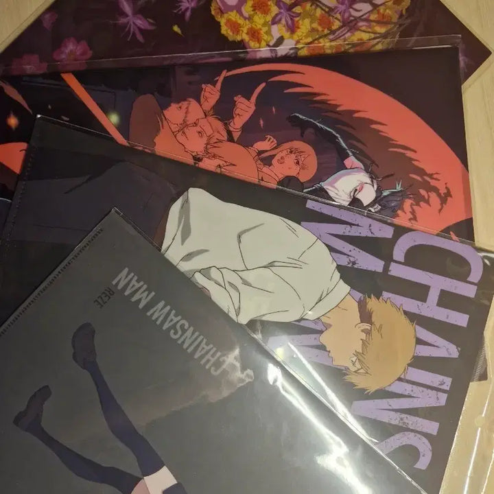 [BUNJANG] Chainsaw Man Clear File Bundle Set (Sealed) / (미개봉) 체인소맨 클리어파일 일괄 양도 합니다!