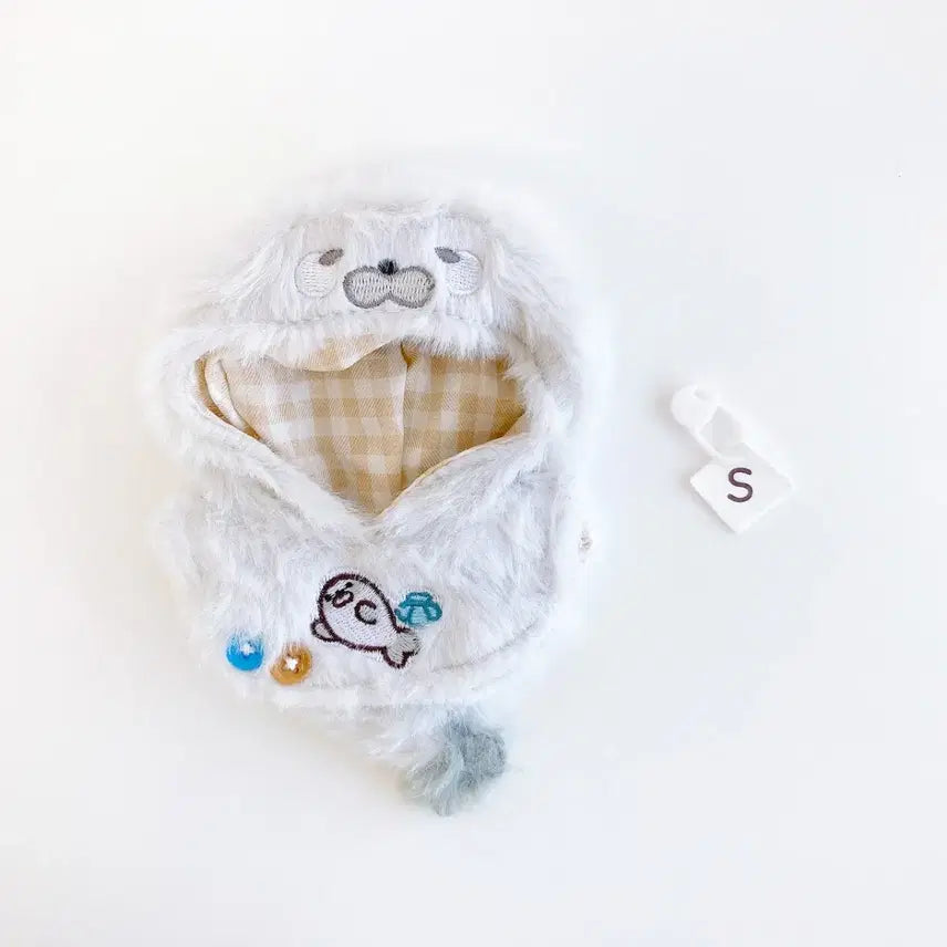 [BUNJANG] 10cm Doll Clothes Seal Cape / 동물 물범망토 10cm 인형옷팝니다.