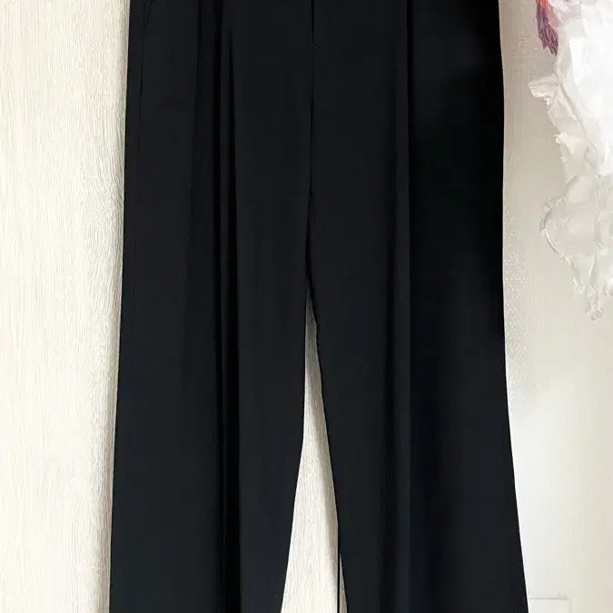 [BUNJANG] Label Archive Embroidery Wide Fit Pants / [1] 라벨아카이브 자수 와이드 핏 팬츠