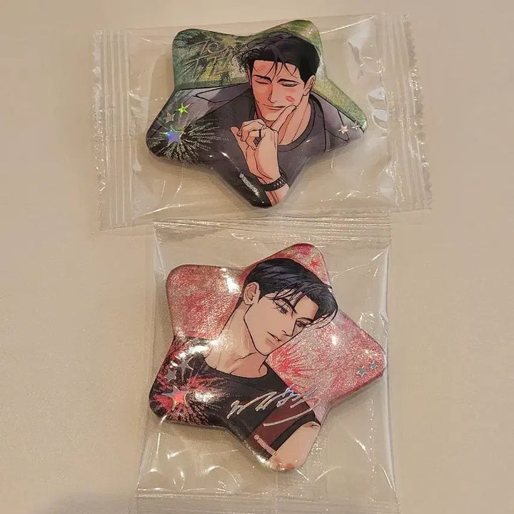 [BUNJANG] Kwon Jaehyuk Resin Sparkles Can Badge Limited Run / 원가이하)레진 팝업 스파클즈 캔뱃지 3종 세트