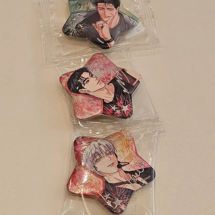 [BUNJANG] Kwon Jaehyuk Resin Sparkles Can Badge Limited Run / 원가이하)레진 팝업 스파클즈 캔뱃지 3종 세트