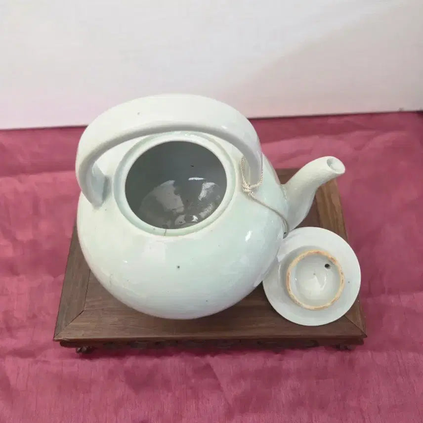 [BUNJANG] Studio Fired White Porcelain Teapot (Celadon) / 장작가마(( 백자 주전자 ))백자 도자기 주전자[[12만원10%할인]]
