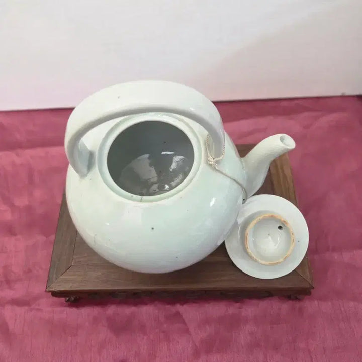 [BUNJANG] Studio Fired White Porcelain Teapot (Celadon) / 장작가마(( 백자 주전자 ))백자 도자기 주전자[[12만원10%할인]]