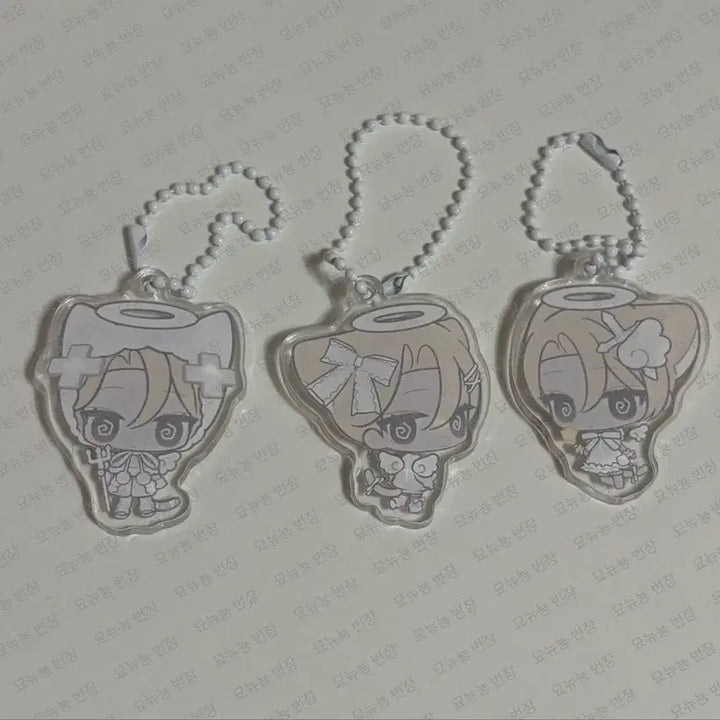 [BUNJANG] PLAVE Noah Angel Noah Acrylic Keyring Set / 플레이브 노아 비공굿 천사노아 아크릴 키링 세트