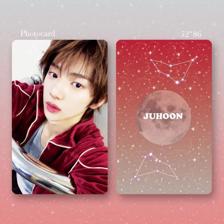 [BUNJANG] KORTIZ Joohoon Photocard Design Set / 코르티스 주훈 비공굿 포카 도안 4종