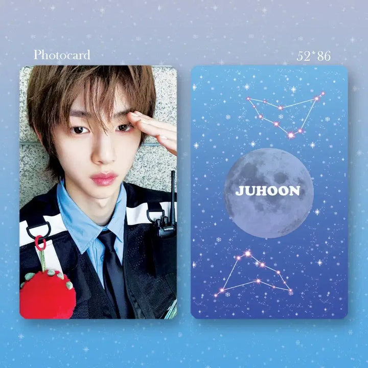 [BUNJANG] KORTIZ Joohoon Photocard Design Set / 코르티스 주훈 비공굿 포카 도안 4종