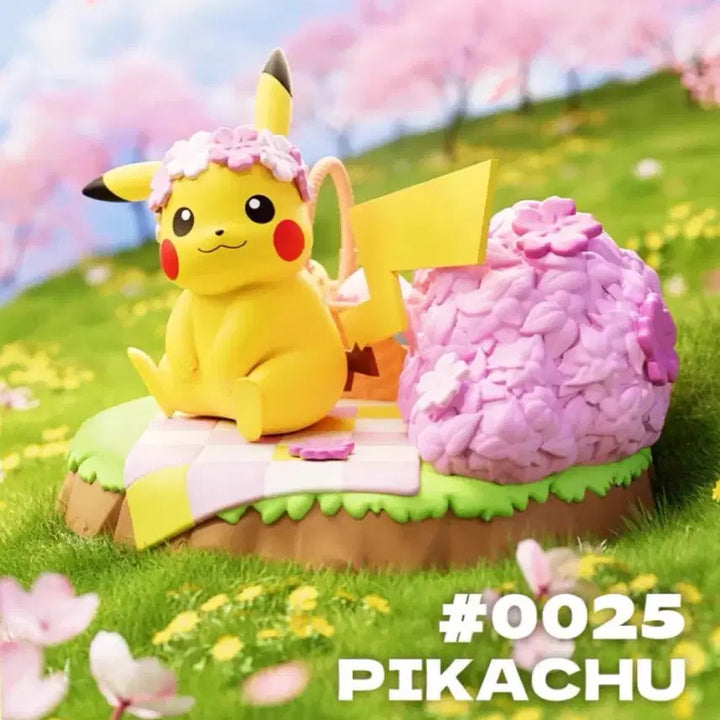[BUNJANG] Pokemon Official Figure - Spring Pikachu - Sealed / (미개봉) 포켓몬 공식 피규어 사계절 시리즈 피카츄