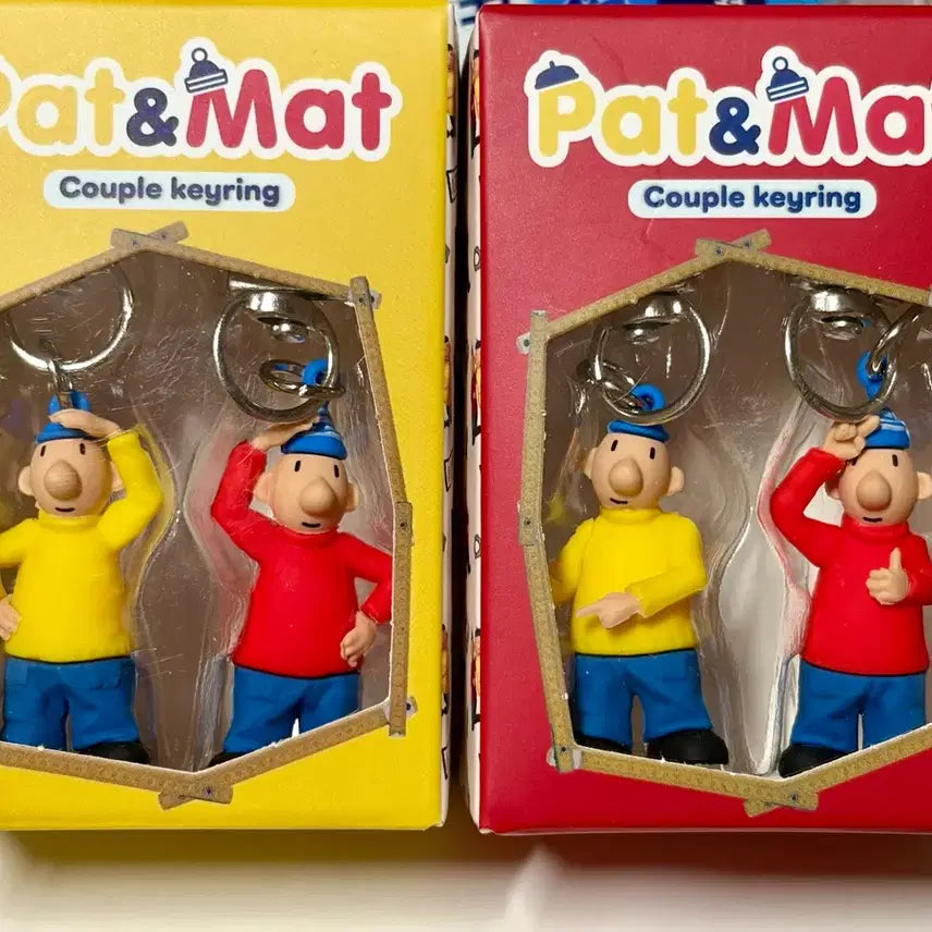 [BUNJANG] Pat &amp; Mat Keychain Set / 패트와 매트 키링