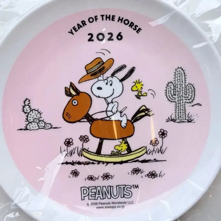 [BUNJANG] AOKI x Peanuts Snoopy Year of the Horse Commemorative Plate / 일본 AOKI X 피넛츠 스누피 26년 말의 해 기념 플레이트 접시
