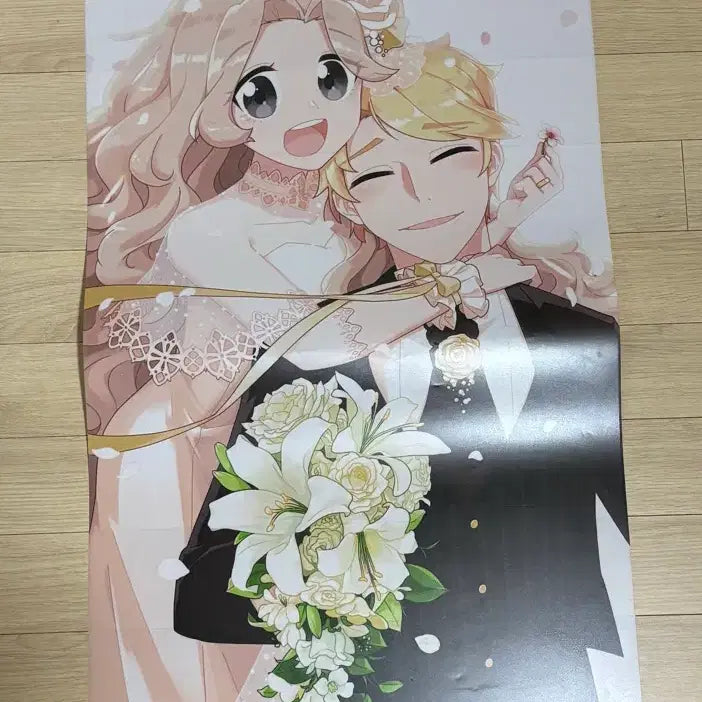 [BUNJANG] Zombie High Samuel Seolhyun Wedding Bromide (Tapestry) / 좀비고 사무엘 백설현 웨딩 브로마이드(태피스트리)