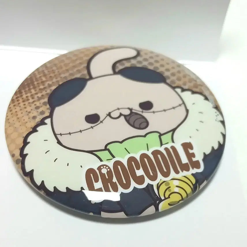 [BUNJANG] One Piece Megacat Nyangpiece Crocodile Can Badge / 원피스 크로커다일 메가캣 냥피스 캔뱃지