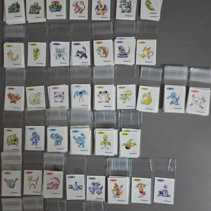 [BUNJANG] Pokemon 30th Anniversary Artwork Special Ttibusil Bundle Set / 포켓몬 30주년 아트웍 스페셜 띠부씰 51종 팝니다