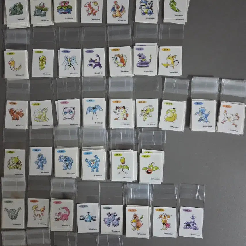[BUNJANG] Pokemon 30th Anniversary Artwork Special Ttibusil Bundle Set / 포켓몬 30주년 아트웍 스페셜 띠부씰 51종 팝니다