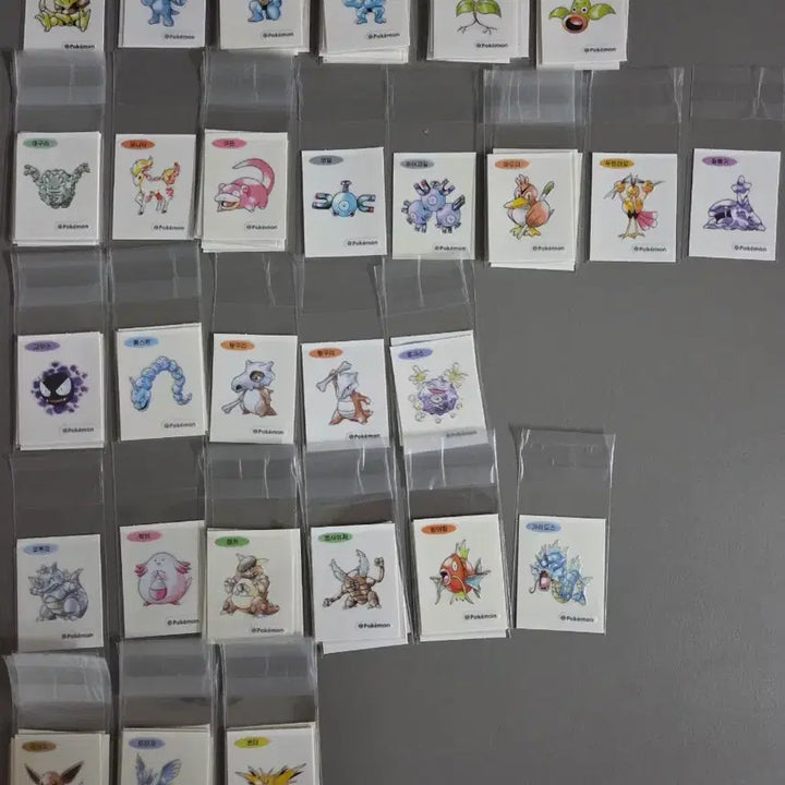 [BUNJANG] Pokemon 30th Anniversary Artwork Special Ttibusil Bundle Set / 포켓몬 30주년 아트웍 스페셜 띠부씰 51종 팝니다