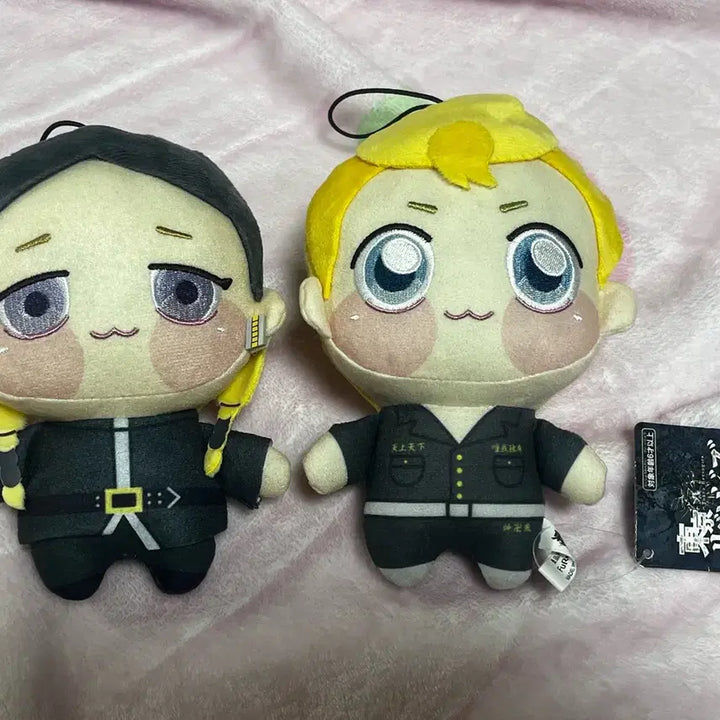 [BUNJANG] Tokyo Revengers Haitani Ran &amp; Hanagaki Takemichi Chibi Plush Set / 도리벤 도쿄리벤저스 하이타니 란 타케미치 쵸피누이 일괄 판매