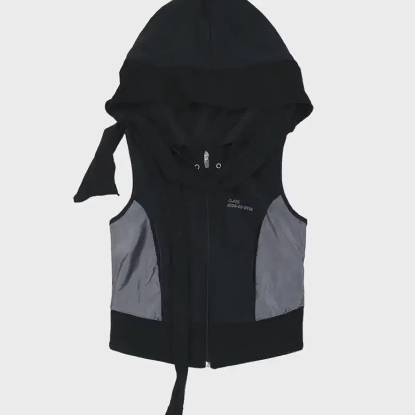 [BUNJANG] OHOS Boxer Hoodie Zip-up Black / 오호스 머플러 복서 후드집업 블랙