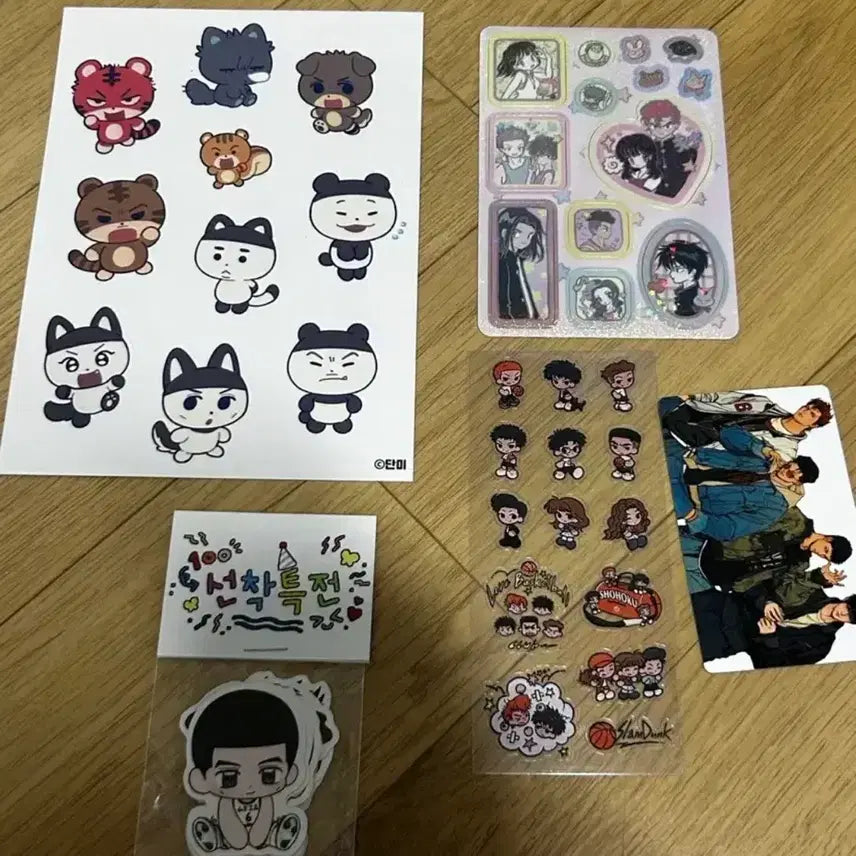 [BUNJANG] Slam Dunk Song Taeseop Goods Sticker, Postcard, Photocard, Acrylic Stand / 슬램덩크 송태섭 굿즈 스티커 엽서 포카  아크릴스탠드