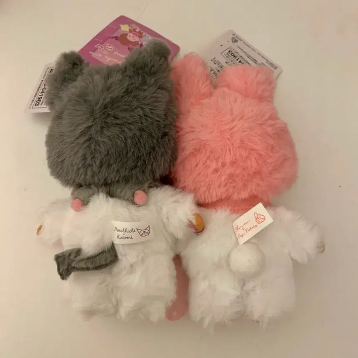 [BUNJANG] Sanrio My Melody &amp; Kuromi Monchhichi Dolls / 마이멜로디/쿠로미 몬치치
