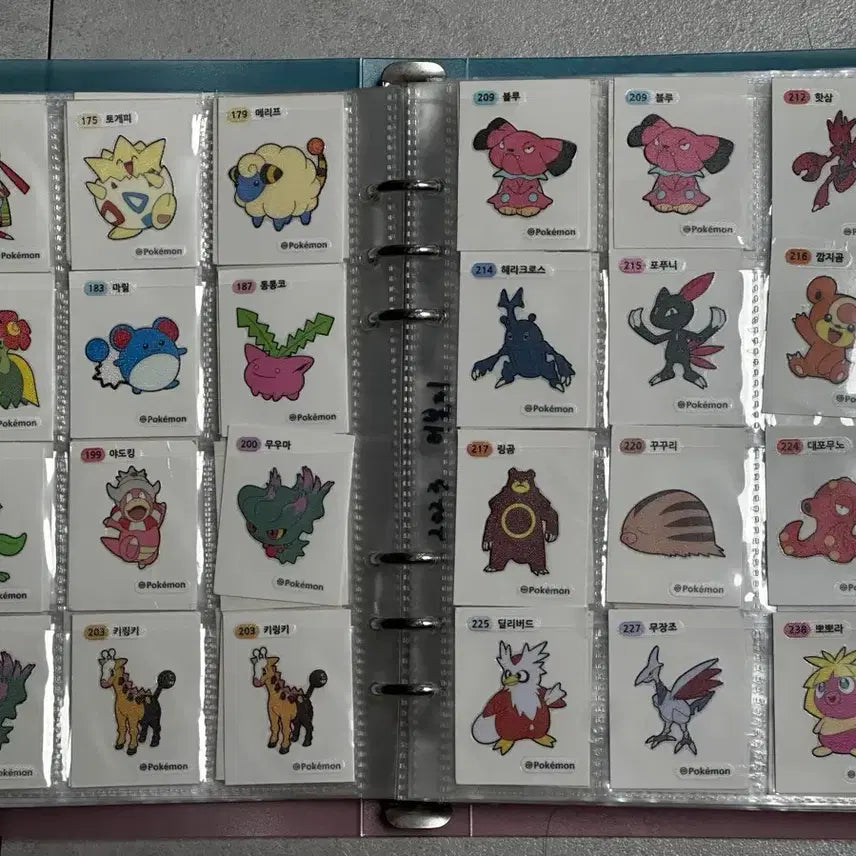 [BUNJANG] Pokemon Stickers Bundle Set / 포켓몬 띠부씰 일괄