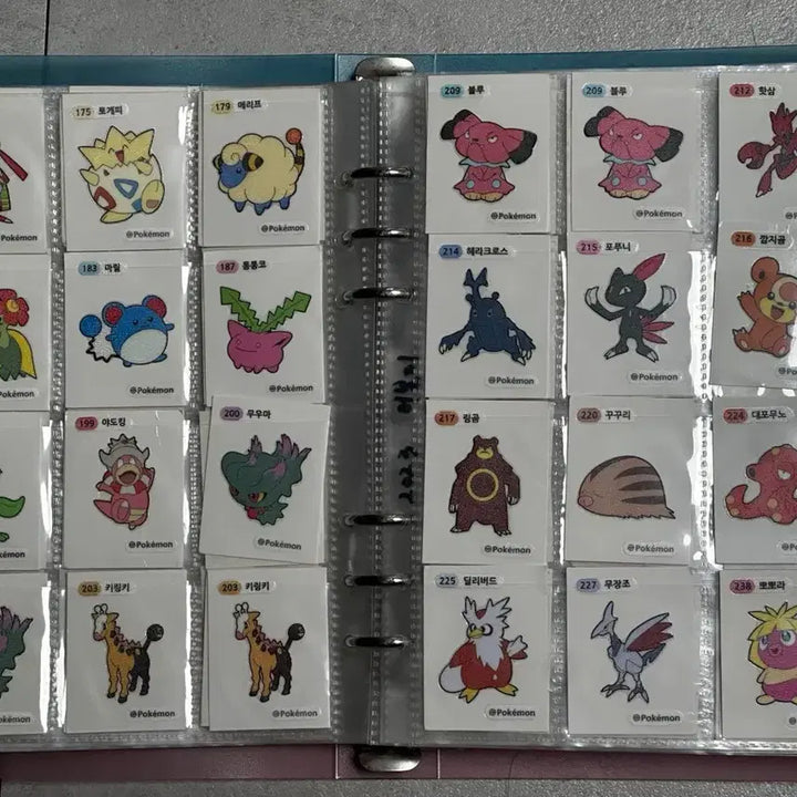 [BUNJANG] Pokemon Stickers Bundle Set / 포켓몬 띠부씰 일괄