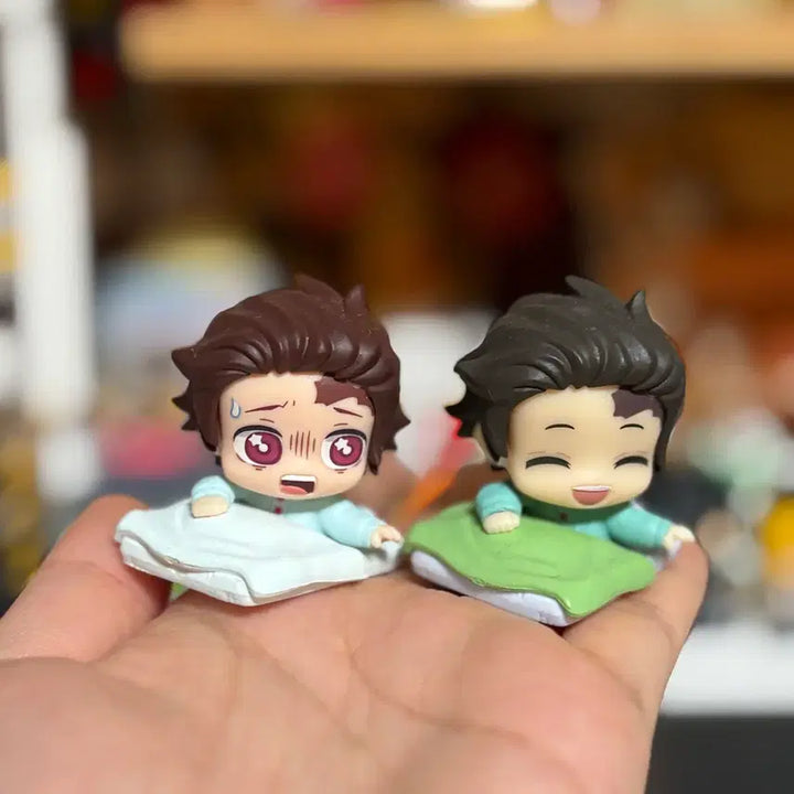 [BUNJANG] Demon Slayer: Kimetsu no Yaiba Onemutan Vol. 6 Tanjiro Figure Set (Sepia &amp; Earth Versions) / 귀멸의 칼날 나비저택 오네무탄 6탄 탄지로 피규어