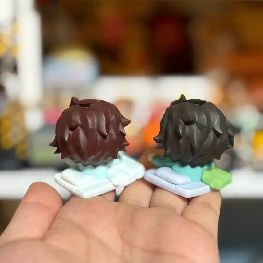 [BUNJANG] Demon Slayer: Kimetsu no Yaiba Onemutan Vol. 6 Tanjiro Figure Set (Sepia &amp; Earth Versions) / 귀멸의 칼날 나비저택 오네무탄 6탄 탄지로 피규어