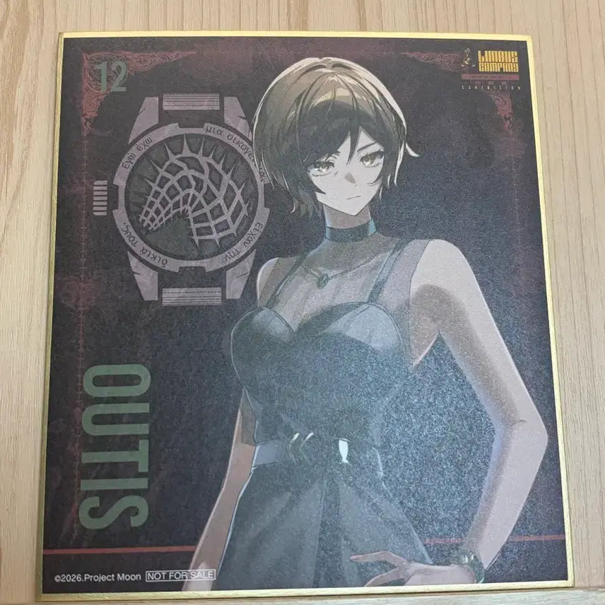 [BUNJANG] Limbus Company Otis Exhibition Shikishi / 림버스컴퍼니 오티스 전시회 색지