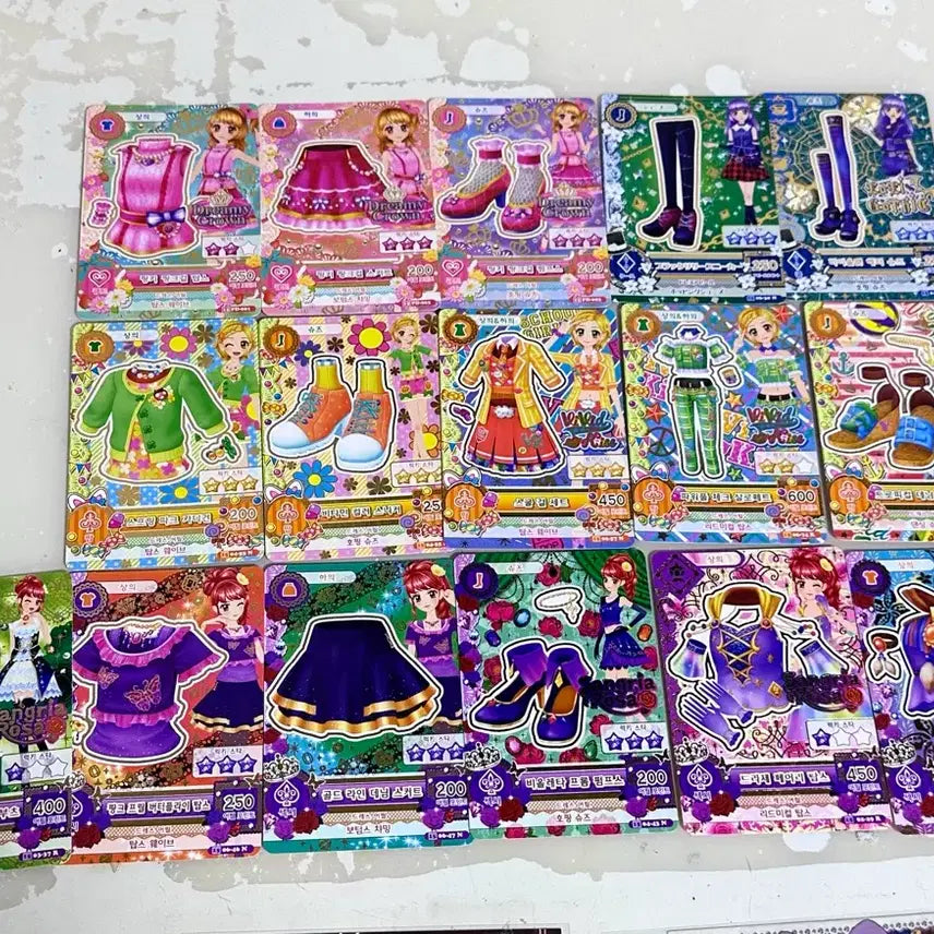 [BUNJANG] Aikatsu! Star! Sky Rira Hina Juri Bundle Set Cards / 일괄)아이엠스타 아이카츠 카드 하늘 리라 희나 쥬리