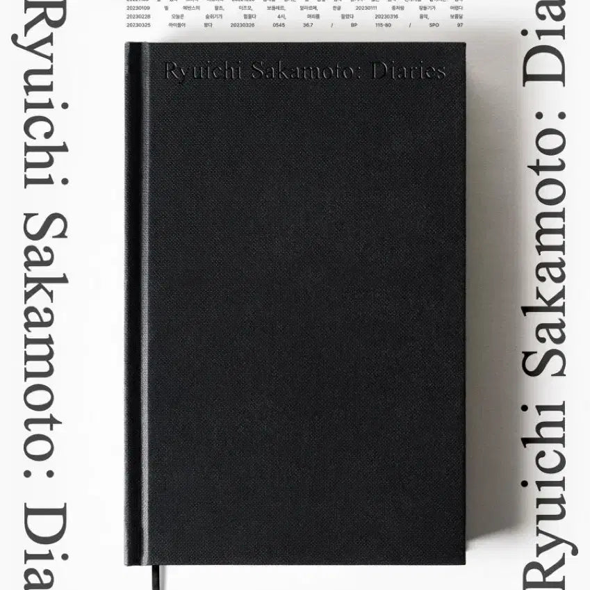 [BUNJANG] Ryuichi Sakamoto A3 Diary Poster / 사카모토 류이치 다이어리 포스터