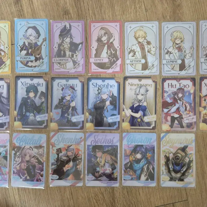 [BUNJANG] Genshin Impact Cafe Limited Photocard Bundle (Shadow, Lantern Rite, etc.) / 원신 카페 2024 2025 한정 포토카드 일괄(그림자, 해등절 등)