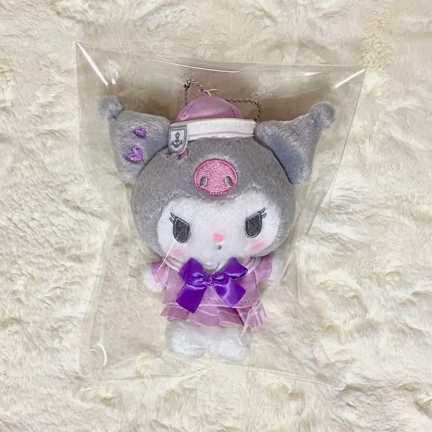 [BUNJANG] Sanrio Sailor Collar Mascot Doll Kuromi / 새상품) 산리오 세일러 칼라 마스코트 인형 쿠로미