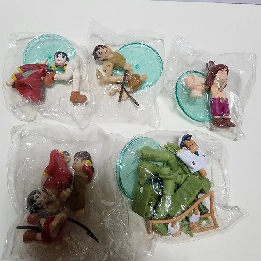 [BUNJANG] Future Boy Conan Mini Figure 5-Set / 미래소년 코난 미니 피규어 5종 세트