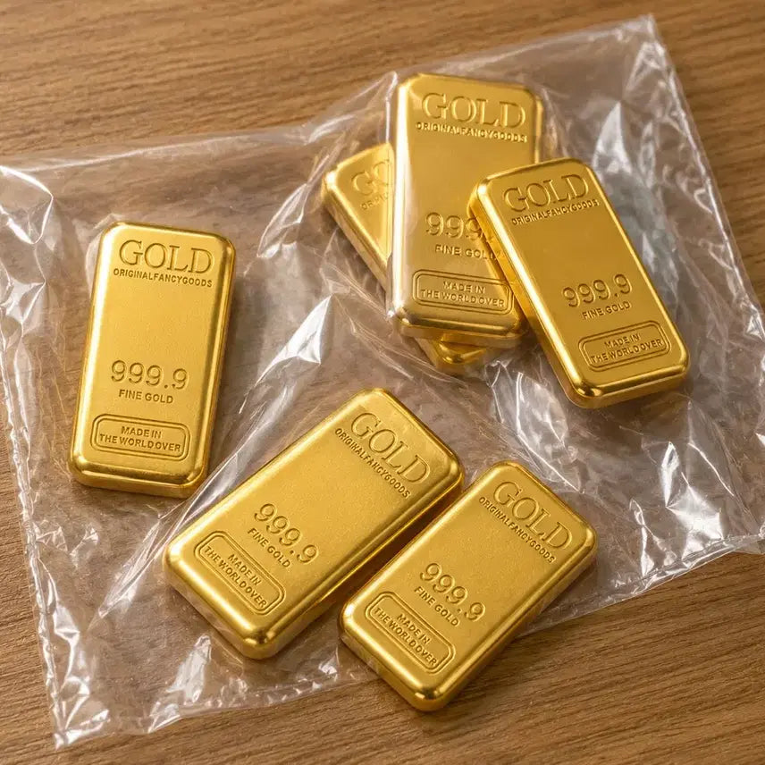 [BUNJANG] Decorative Fake Gold Bar (Set) / 장식용 페이크 골드바