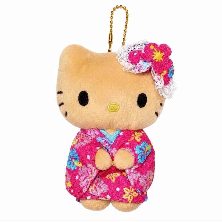 [BUNJANG] Sanrio Tanning Hello Kitty Kimono Doll (Kidland) / 일본신상 태닝키티 헬로키티 기모노 인형 키디랜드 산리오